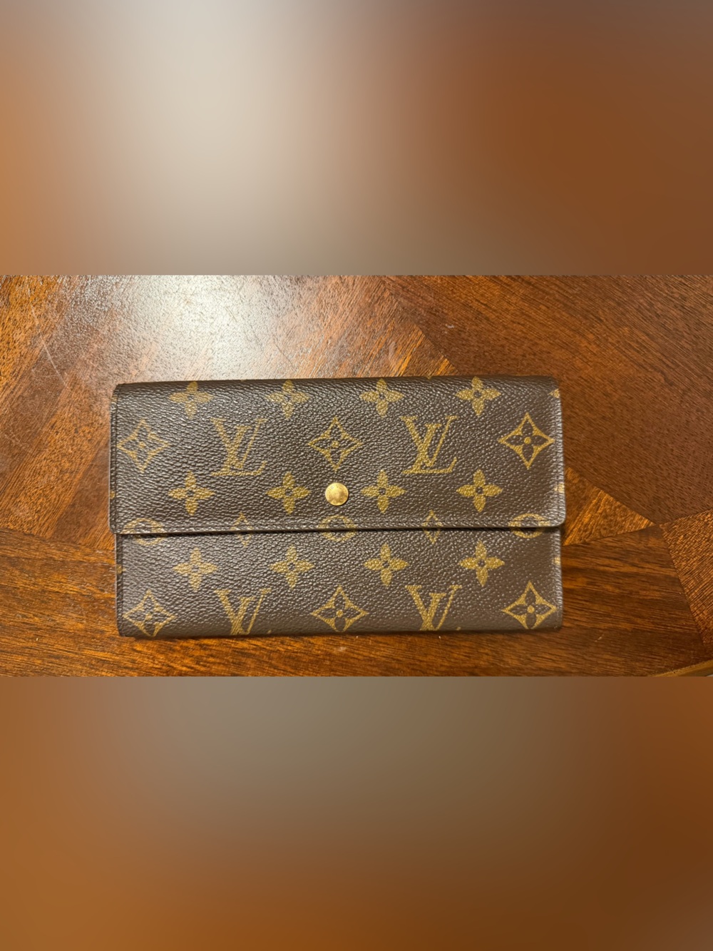 Louis Vuitton Brown Monogram Canvas INTERNATIONAL LONG WALLET